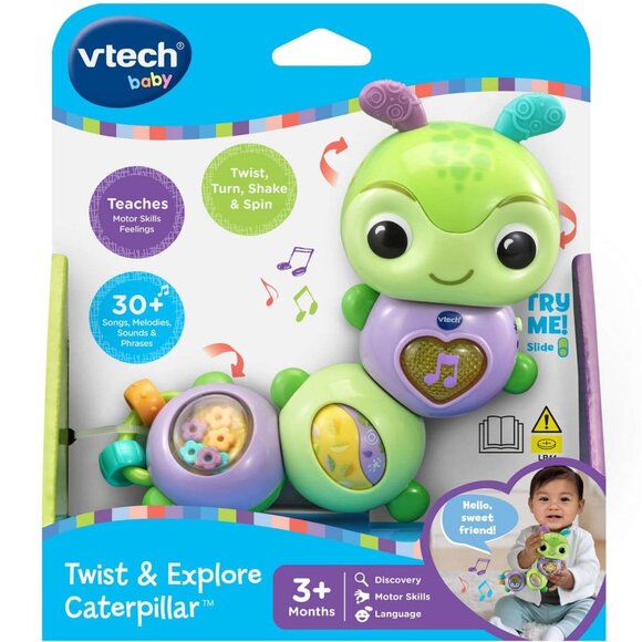 Brand New 🐛 VTech Twist & Explore Caterpillar (English Version) 🎵👶 - Picture 1 of 10